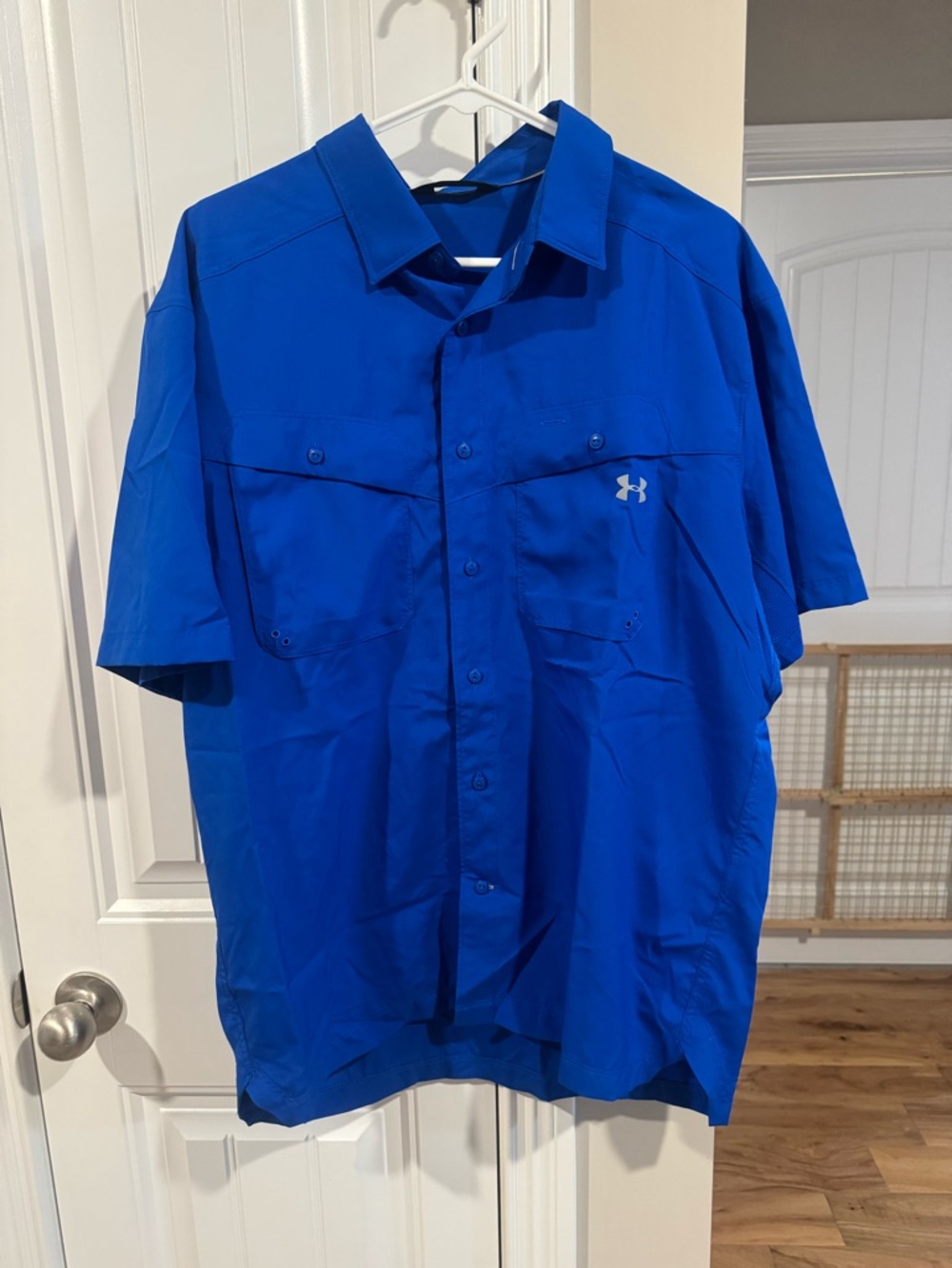 Under Armour Men’s Button-Down Shirt in Royal Blue
